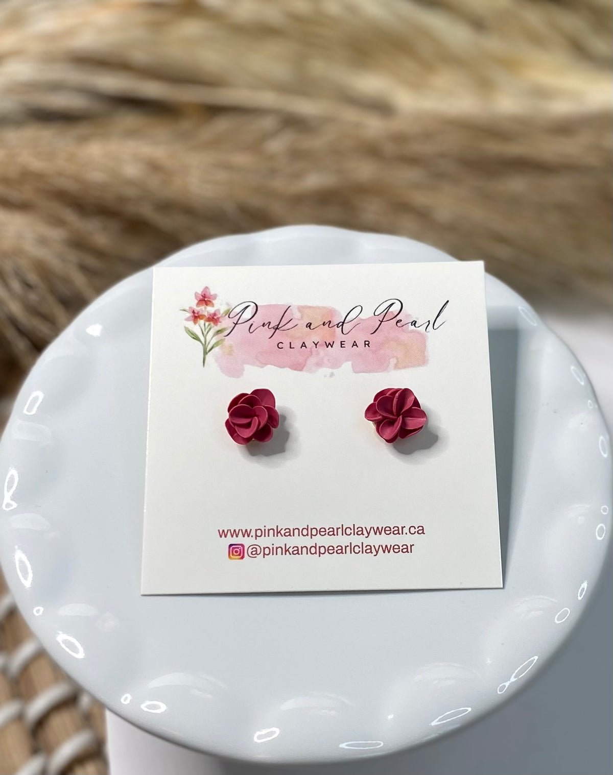 Mini Floral in Raspberry