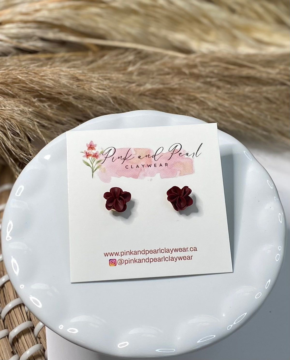 Mini Floral in Cranberry