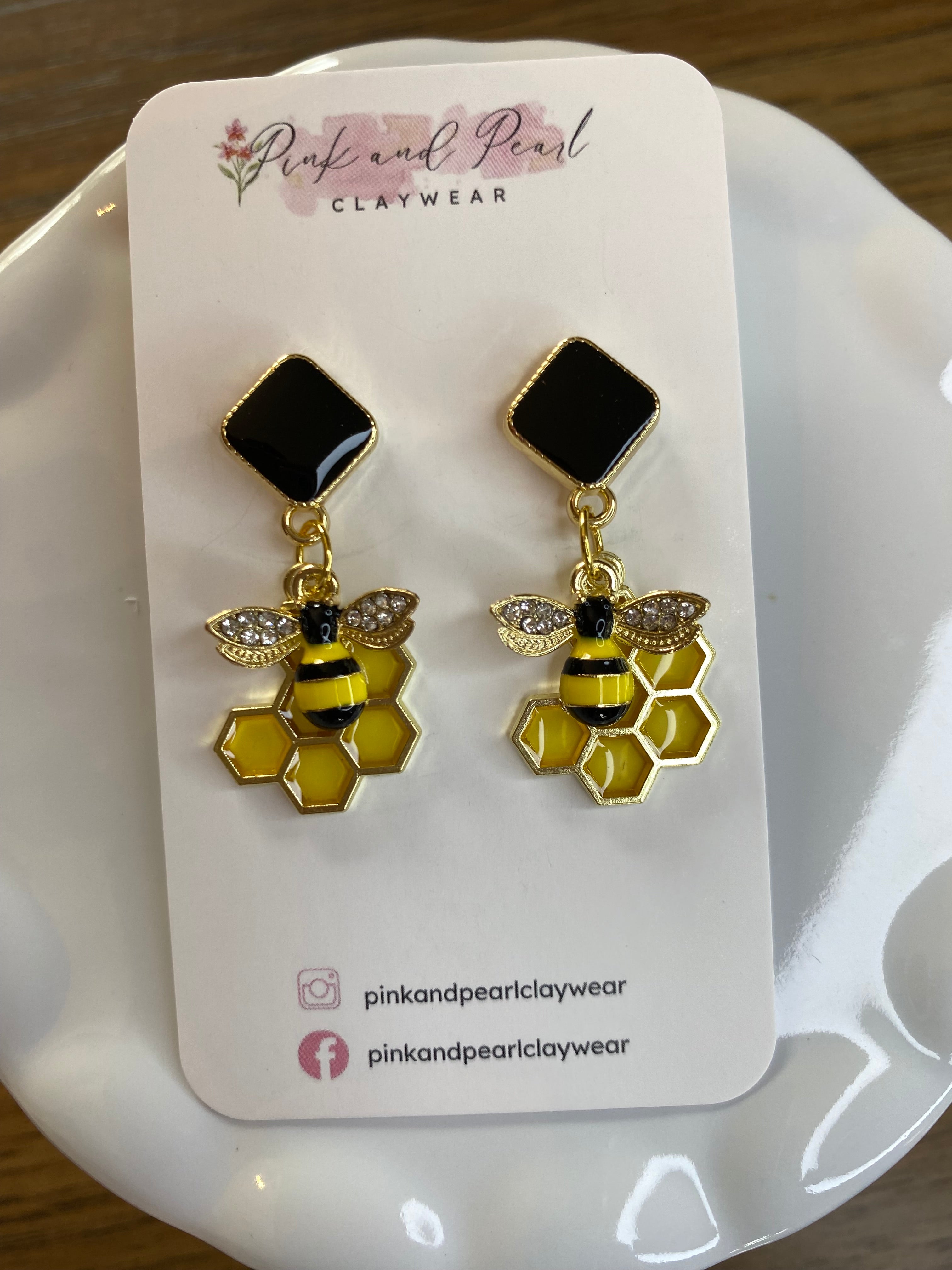 Busy Bee dangles