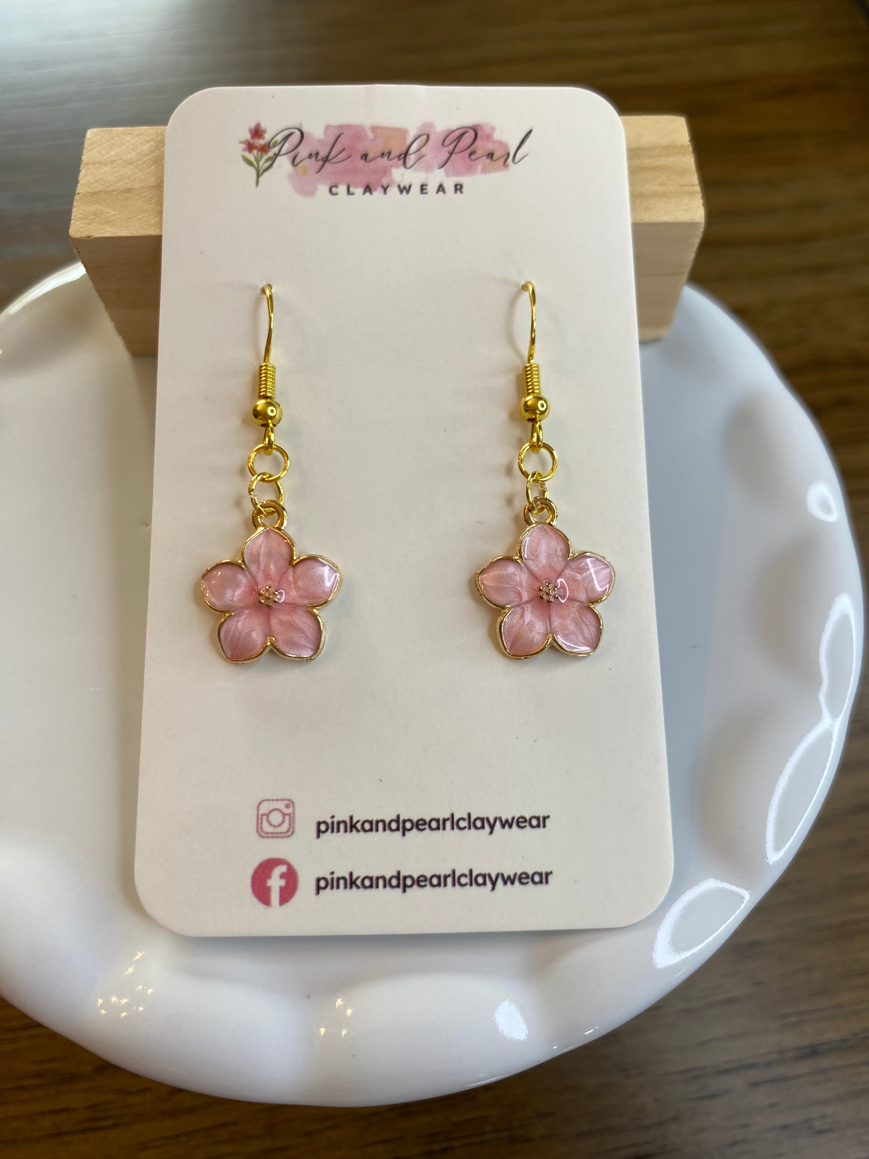 Petal pink dangles
